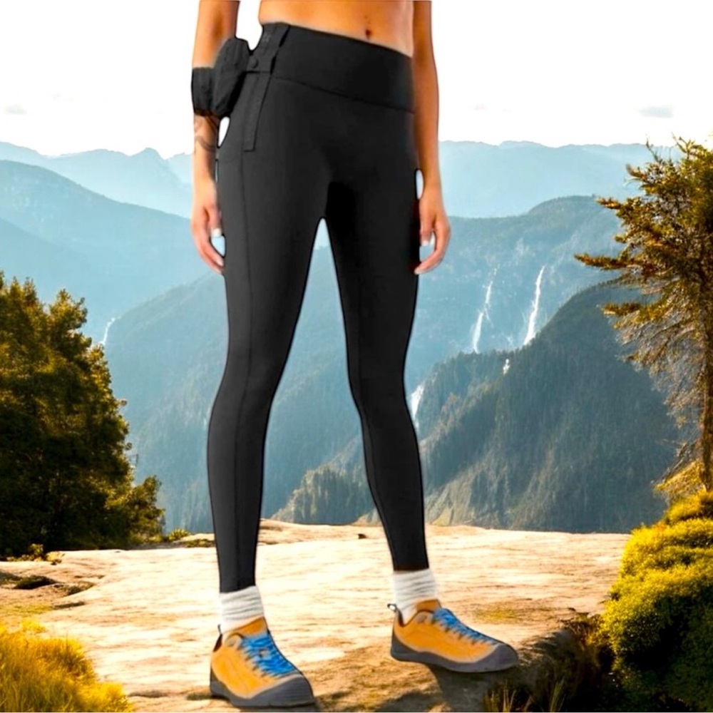 Outdoor Voices Black snack leggings nwt XS